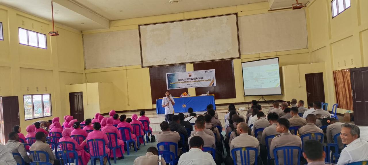 Sosialisasi program Asabri tingkatkan pemahaman personel Polres Jayawijaya tentang hak dan manfaat kepesertaan